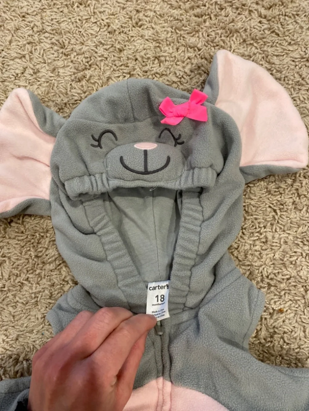 Carters 18 months mouse costume - Picture 2 of 3